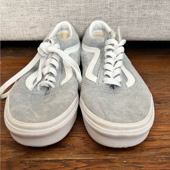 Vans Shoes - Like new blue suede Vans